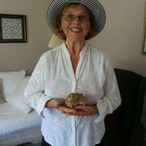 Grandma Linda With The Turtle